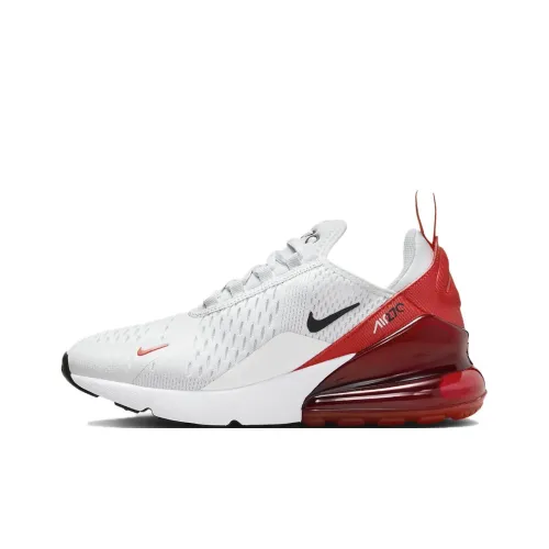 Nike Air Max 270 Kids Lifestyle Shoes Белый Красный Подростки