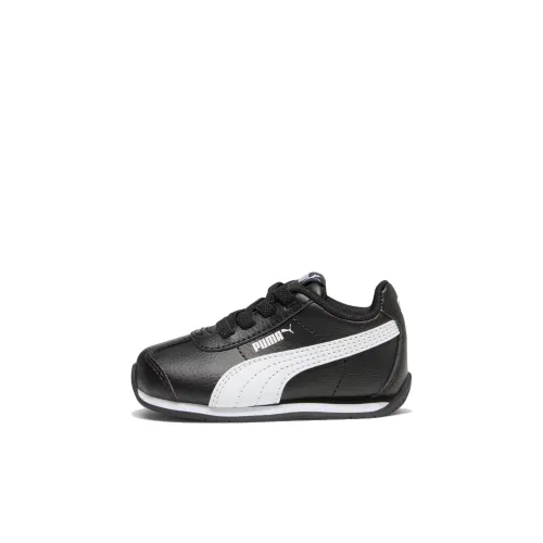 PUMA Turin 3 AC Low Топ Обувь для малышей Черный белый Infant And Toddler