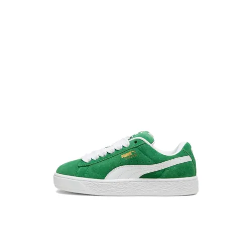 PUMA Suede Series Low Топ Детские Скейтбординги Зеленый Детский