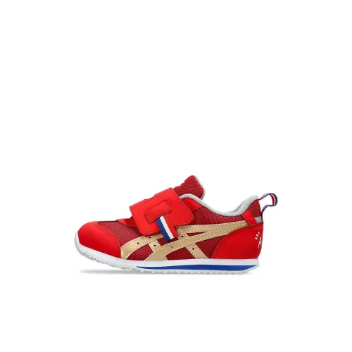 Asics Idaho Baby Anti KICK And Дышащий Низкий Топ Детские Беговые Кроссовки Красный Children Возраст 3-7 Лет