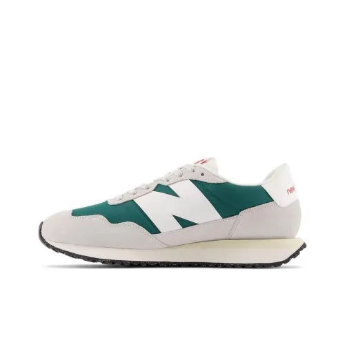 New Balance NB 237 Low Топ Беговые кроссовки Унисекс Серый Зеленый