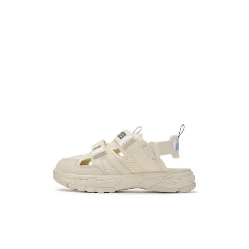 MLB Сандал Chunky Mask Противоскользящий и Дышащий Детские Сандалии Бежевые