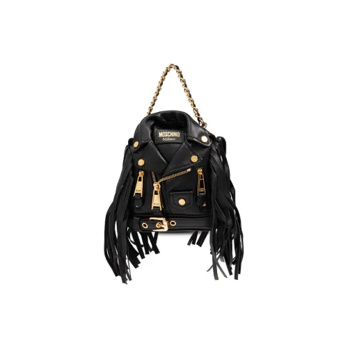 MOSCHINO Кожа Сумка Рюкзак Женские Черный