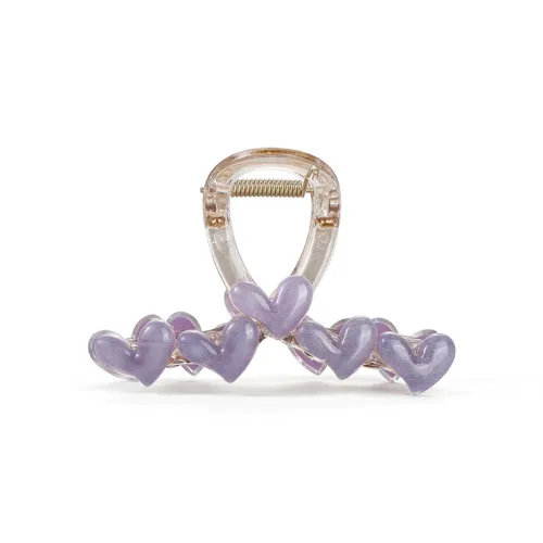 Specialoutlook Сердце Заколка-краб Премиум Элегантность Элегантный Волосы Акула Нижняя заколка Fashion Minimalist Style Заколки для волос Женские