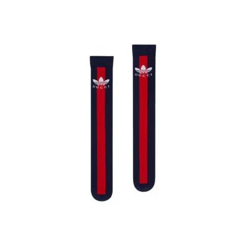 GUCCI Колено Высокие Носки Унисекс Синие Красные
