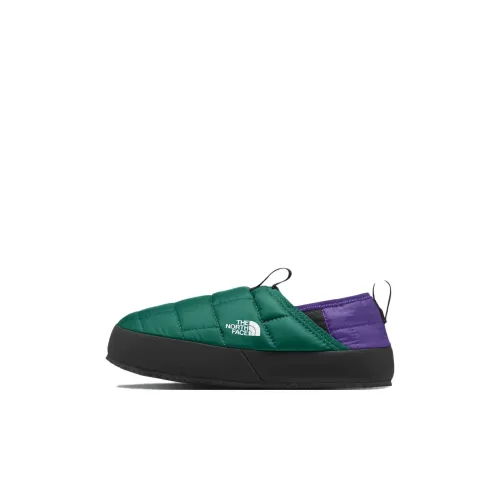 The North Face Thermoball Traction Slip-Resistant Abrasion-Resistant Kids Lifestyle Shoes Green Purple Kids The North Face Thermoball Traction противоскользящие абразионные детские повседневные обувь зеленый фиолетовый для детей