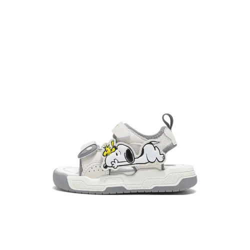 SNOOPY PILOT Slip-resistant Abrasion-resistant Breathable Lightweight Cushioned Low-top Children's Sandals