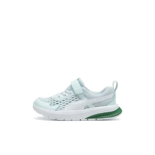 PUMA EVOLVE RUN Low Топ KIDS Lifestyle Shoes Сине-зеленый Детские 3-7 лет