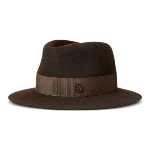 Maison Michel Шерстяной войлок Цилиндры Женские Умбра