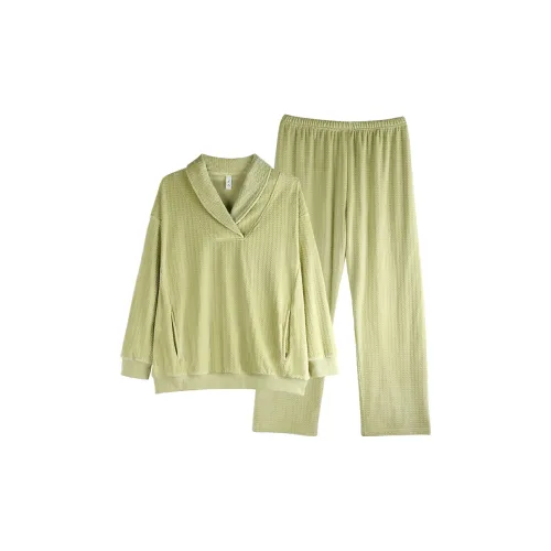 Xuan Liang Pajama Комплект Женский Кокосовое Молоко Зеленый