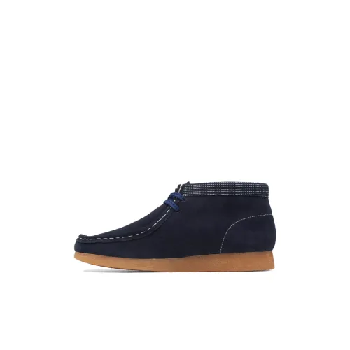 Clarks Wallabee Low Cut Детские ботинки Морской синий Детский