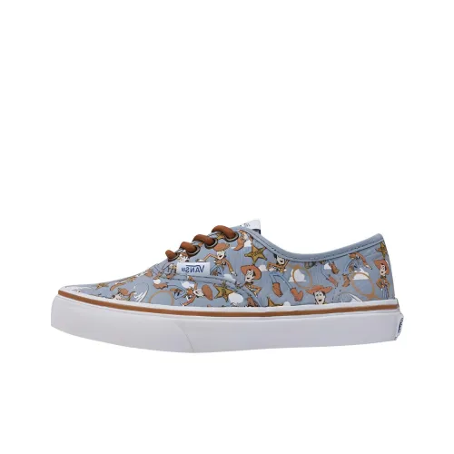 Vans Authentic Детские Скейтбординги Низкие Топы Серые Школьные