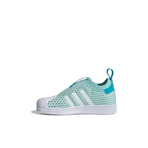 Adidas Originals SUPERSTAR 360 2,0 Low Топ Детский Скейтбординг Зеленый Белый Детский