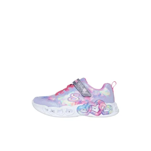 Skechers Kids' Кэжуал Низкий Топ Лаванда Синий/мультиколор для Детей