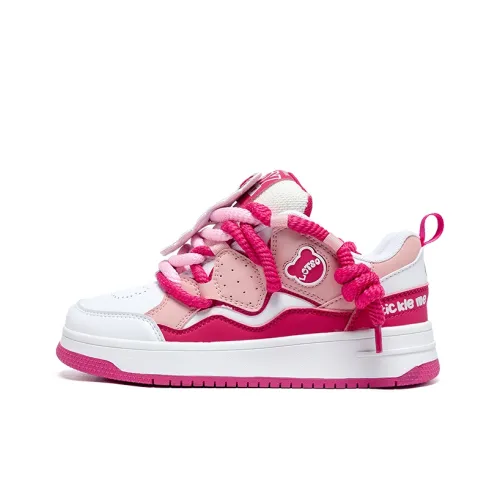 Disney Strawberry Bear Series противоскользящий устойчивый к истиранию дышащий низкий топ детские скейтбординги розово-красный