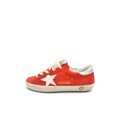 Golden Goose Детские Скейтбординги Низкий Топ Красный Kids