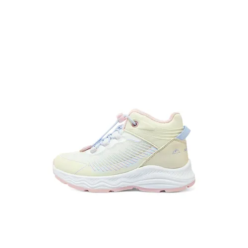 Skechers Kids противоскользящие устойчивые к истиранию дышащие высокие детские ботинки белого цвета для малышей