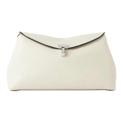 TOTEME Коровья кожа Одно плечо Через плечо Клатч Женская Белая