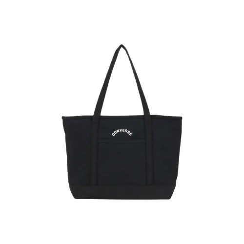 Конверс Полиэстер Тоут Сумка Сумка для покупок Сумка Сумка через плечо Большая Женская Черная