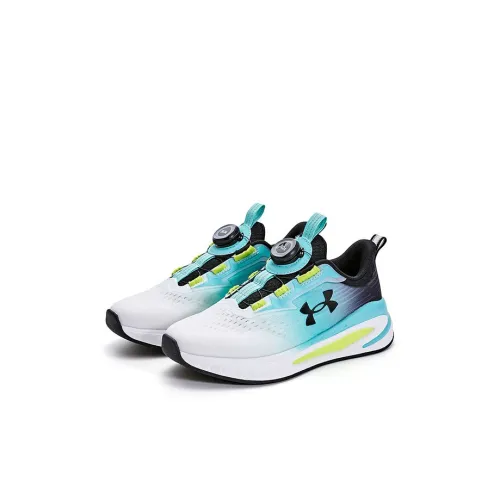 Under Armour Детские беговые кроссовки MID Топ Белый Зеленый Kids