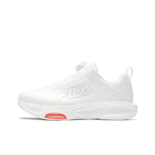 FILA KIDS NEON 3 Амортизация Износостойкий Низкий Топ KIDS Lifestyle Shoes Белый
