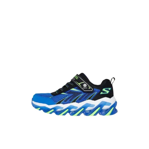 Skechers Kids S Lights Mega Surge 2,0 Противоскользящие Устойчивые к истиранию Дышащие Детские повседневные туфли Синий
