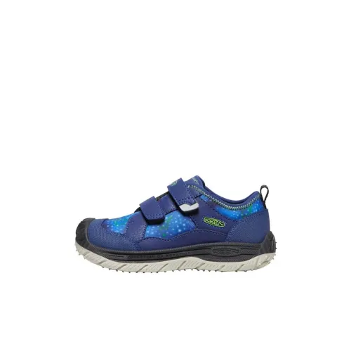 KEEN SPEED HOUND Slip-resistant Abrasion-resistant Low Top Детские беговые кроссовки Синий Черный для детей 3-7 лет