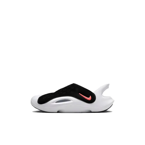 NIKE Aqua Swoosh Детские сандалии Черный/Ярко-зеленый/Белый/Ultra Апельсин Kids