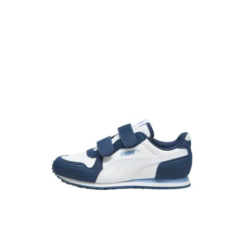 PUMA Cabana Racer Low Топ KIDS Lifestyle Shoes Белый Синий Детский