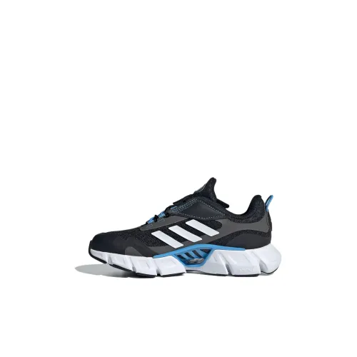 Adidas Износостойкие Дышащие Низкие Кеды KIDS Lifestyle Shoes Черный Белый Синий для Детей от 3 до 7 лет