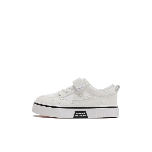 Warrior Нескользящий Легкий Низкий Топ Kids Кеды Белый Детский