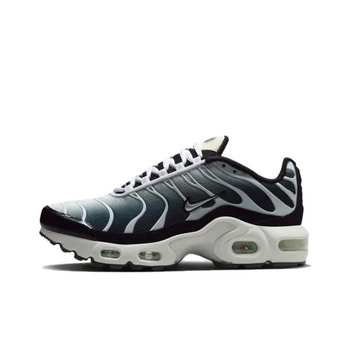 Nike Air Max Plus Амортизация Износостойкие Низкие Кеды для Детей Lifestyle Shoes Черный Синий Подростки