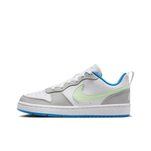 Nike Court Borough Slip Resistant Abrasion Resistant Low Топ Детские Скейтбординги Мята Cool GREY