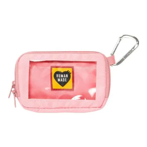 HUMAN MADE Нейлоновый держатель для карт стандартный унисекс розовый