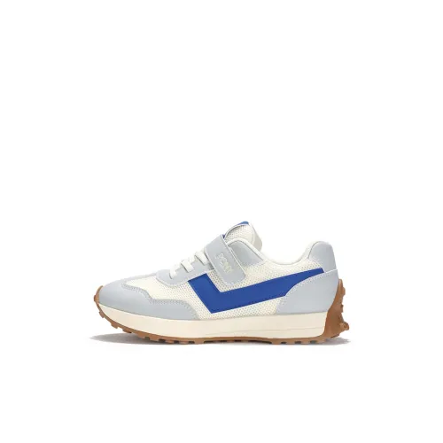 PONY Montreal Амортизация And Дышащий Низкий Топ KIDS Lifestyle Shoes Белый Синий Детский
