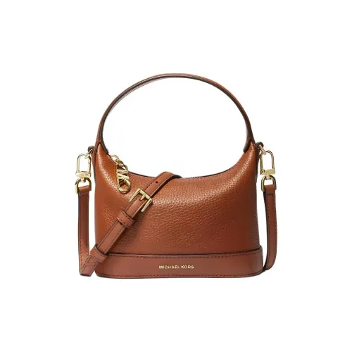 MICHAEL KORS Wythe Кожа Одно плечо Ручная сумка Сумка через плечо Маленькая Женская Коричневая