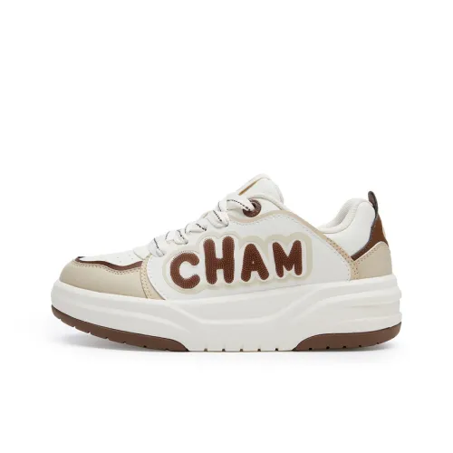 Champion Скейтборд Кроссовки Низкие Top Пшенично-Коричневый/Ореховый Женские