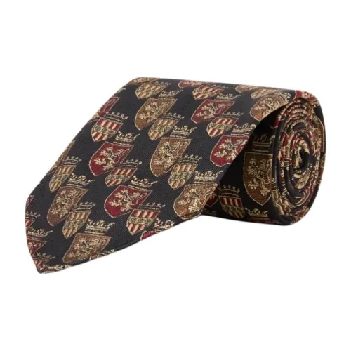 Ralph Lauren Шелковые галстуки из тутового шелка мужские коричневые