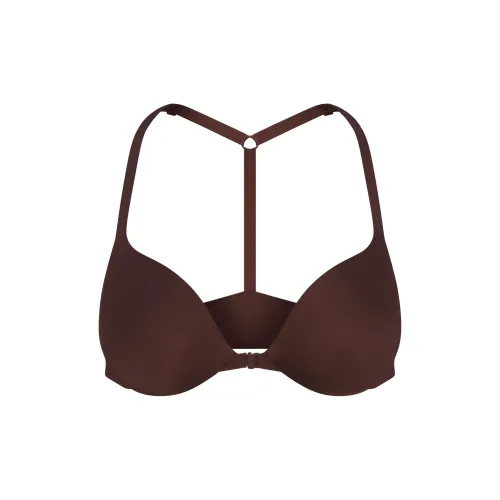 SKIMS FW24 Ultimate Бюстгальтер Передний CLOSE PUSH UP Бюстгальтер Женский 1 Пачка Какао Какао