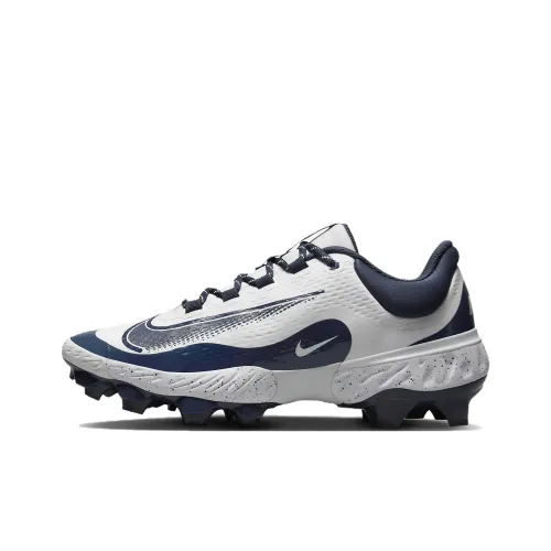 Nike Alpha Huarache Elite 4 Slip-Resistant Abrasion-Resistant Low-Top Training Shoes Men's Dark Blue Найк Alpha Huarache Elite 4 Противоскользящие Устойчивые к Износу Низкие Кроссовки для Тренировок Мужские Темно-Синие