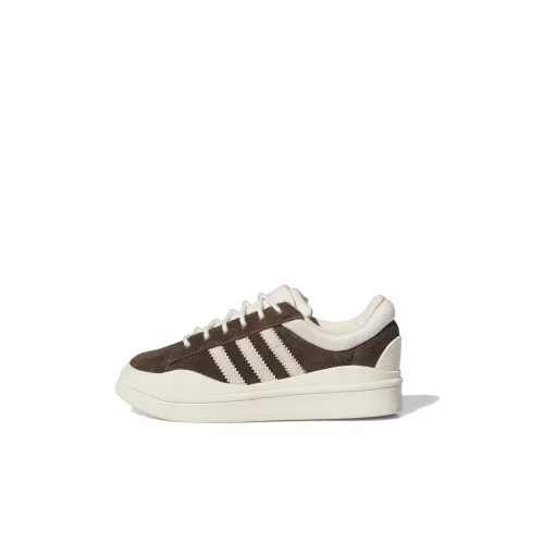 Adidas Originals CAMPUS 00s Bad Bunny Устойчивый к истиранию Низкий Топ для Детей Скейтбординг Бежевый Белый Коричневый Детский