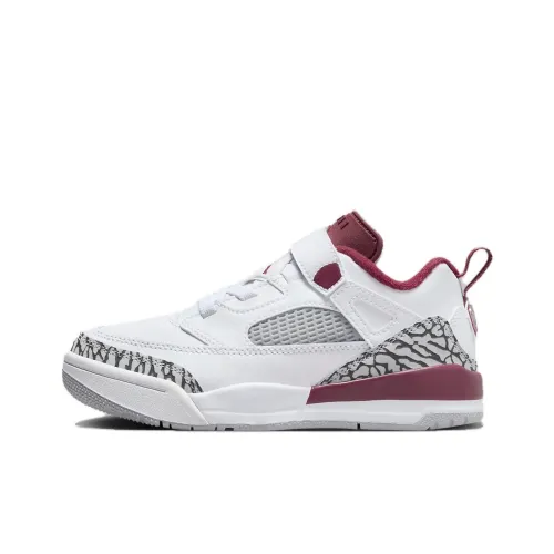 Джордан Spizike Амортизация Противоскользящие Устойчивые к истиранию Низкий Топ Детские Баскетбольные кроссовки