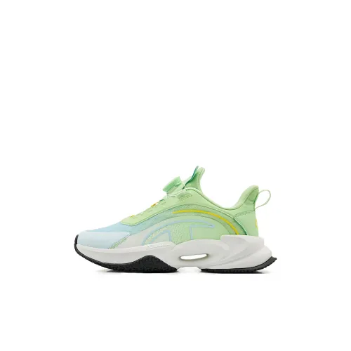 Champion Kids противоскользящие устойчивые к истиранию низкие топовые беговые кроссовки цвет лайм зеленый детский