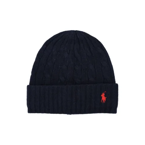 Polo Ralph Lauren Шерсть Кашемир Beanies Женские Темно-синий