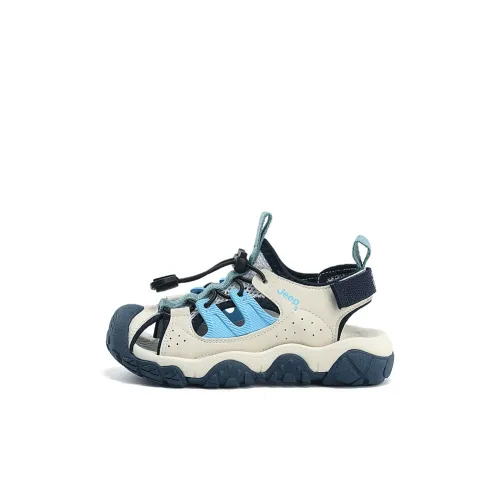 Jeep Детские сандалии белого и синего цвета Kids