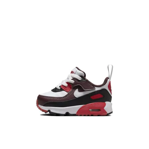 Nike Air Max 90 EasyOn Устойчивая к истиранию Низкая Обувь для малышей Красная Infant и Toddler