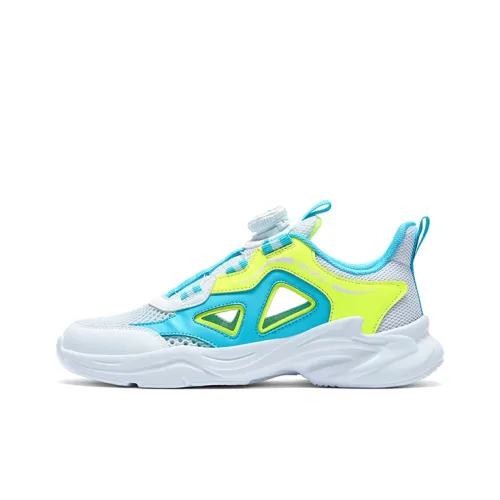 361°KIDS Низкий Топ Детские Лайфстайл Обувь Белый Синий Зеленый