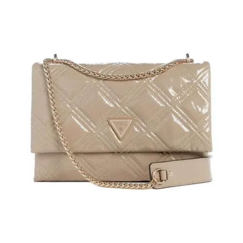 GUESS Полиуретан Сумка через плечо Мини Сумка для плеча Женская Бежевая