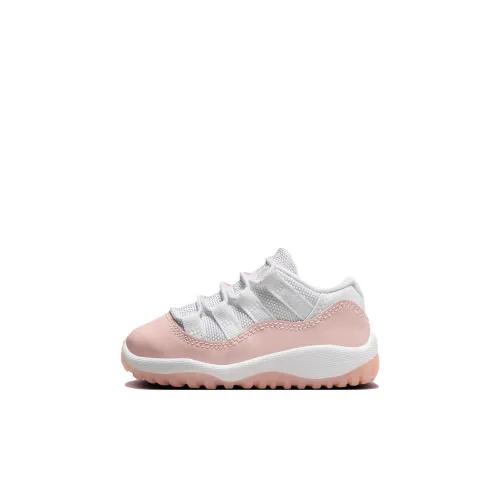 Jordan Air Jordan 11 Low 'Легенда Розовый' TD Амортизация Низкий Топ Обувь для малышей Розово-белый Infant And Toddler