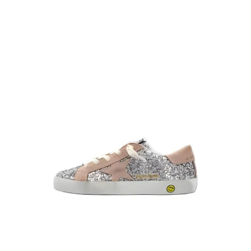 Golden Goose Супер Звезда Детские Скейтбординги Низкий Топ Серебряный Kids